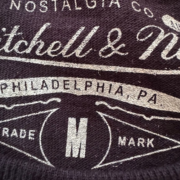 Ohio State Buckeyes Mitchell & Ness T Shirt Vintage Logo Men Size Medium NWOT - Picture 4 of 4